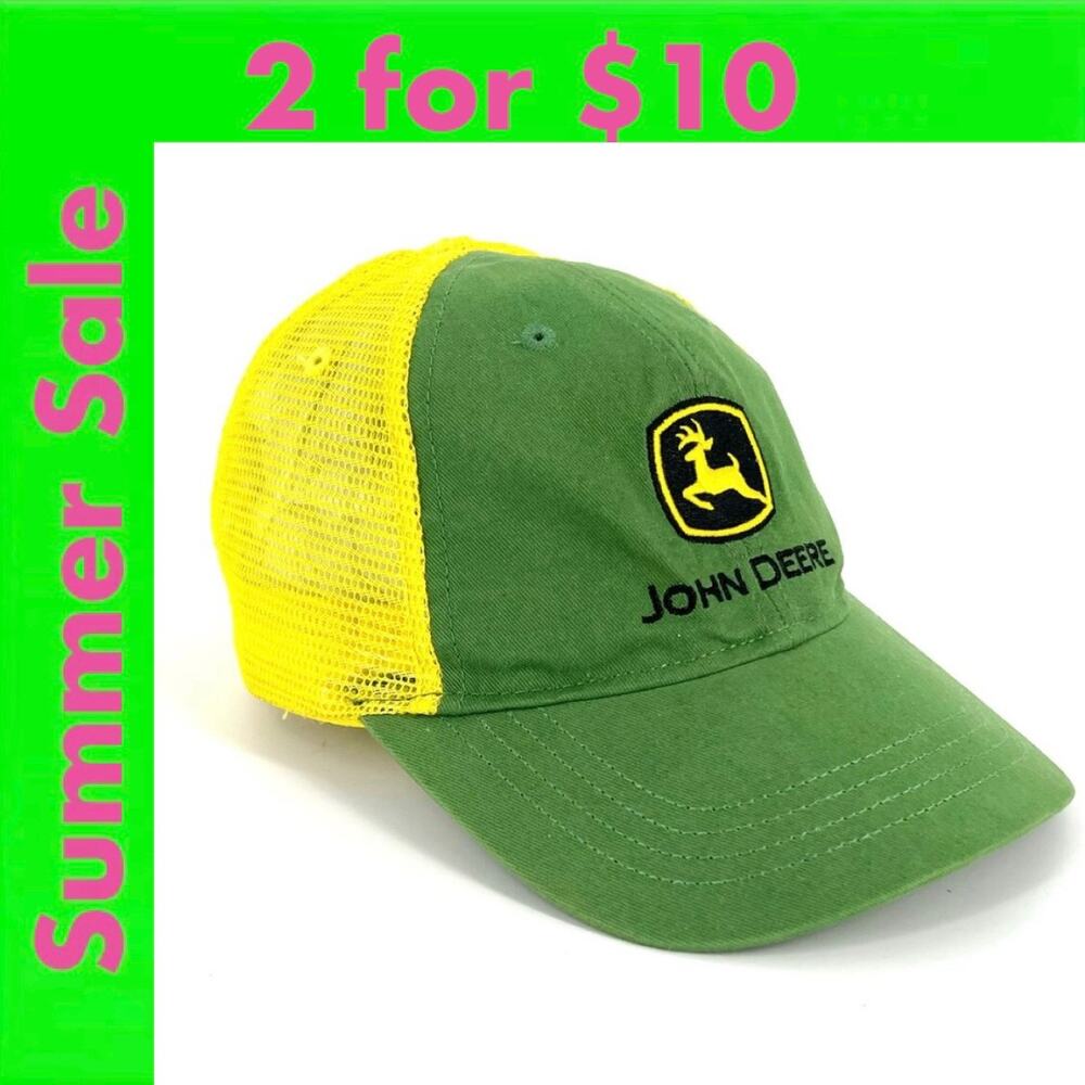 John Deere two tone hat youth size